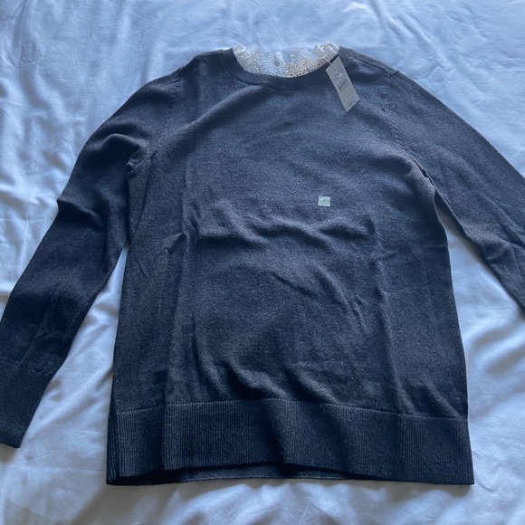 LOFT Charcoal Gray Sweater - Picture 2 of 7